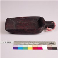 藏品(盛飛魚木盤)的圖片